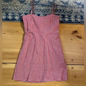 Brandy Melville gingham mini dress